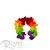 Tiara Havaiana - Flores Sortidas Neon - Mod:6906 - 01 unidade - Rizzo Embalagens - Imagem 2