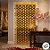 Cortina Decorativa de Coração Dourado Metalizado - 1 Unidade - Rizzo - Imagem 2