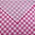 Toalha de Mesa Xadrez Rosa- 70 x 70 Cm - 1 Unidade - Artesanal - Rizzo Embalagens - Imagem 1