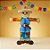 Enfeite de Papel Seda - Espantalho São João - 60cm - 1 Unidade - Girotoy - Rizzo - Imagem 1