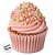 Mini Confeito - Sprinkles Rosa Esmeralda - 60 gramas - Abelha Confeiteira - Rizzo - Imagem 2