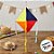 Balão de Festa Junina em Nylon Médio 18x18x30cm Ref. 0208 - 1 unidade - Real - Rizzo - Imagem 1