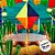Balão de Festa Junina em Nylon Médio 18x18x30cm Ref. 0208 - 1 unidade - Real - Rizzo - Imagem 3