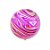 Balão Redondo Marmorizado Roxo - 1 unidade - 62cm (24'') - Balões São Roque - Rizzo Embalagens - Imagem 1