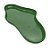 Bandeja Orgânica  - 25x13,5 cm -   Verde Musgo - 1 unidade - Só Boleiras - Rizzo Embalagens - Imagem 2