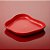 Bandeja Orgânica - 13x10cm - Vermelho - 1 unidade - Só Boleiras - Rizzo - Imagem 1