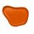 Bandeja Orgânica  - 13x10cm -  Laranja - 1 unidade - Só Boleiras - Rizzo - Imagem 2