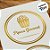 Adesivo "Pipoca Gourmet" - Ref.2095 - Hot Stamping - Dourado - 50 unidades - Stickr - Rizzo - Imagem 1