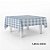 Toalha de Mesa em TNT - 140 x 220 cm - Xadrez Azul - 1 unidade - Best Fest - Rizzo - Imagem 1