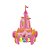 Balão Metalizado Castelo Princesas - 35''x 55'' - 88cm x 1,39m - 1 Unidade - Cromus - Rizzo - Imagem 1