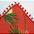Trilho de Mesa Chita Vermelha - Flor Rosa - 1 unidade - Rizzo Embalagens - Imagem 1