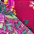 Toalha De Mesa Flor Chita Vermelho - Flor Rosa - 1 unidade - Rizzo Embalagens - Imagem 1