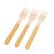 Talher Madeira Garfo Ouro - TMG07 - 10 unidades - Rizzo - Imagem 1