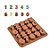 Molde De Silicone Chocolate - Números - FT156 - 1 unidade - Silver Plastic - Rizzo Embalagens - Imagem 1