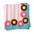 Guardanapo Donuts 33x33cm - 20 unidades - Cromus - Rizzo Embalagens - Imagem 1