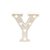 Luminoso Mini Letra "Y" com LED Branco - 01 unidade - Cromus - Rizzo Embalagens - Imagem 1