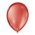 Balão de Festa Cintilante - 9 Pol. - Vermelho - 25 unidades - Balões São Roque - Rizzo Embalagens - Imagem 1