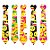 Gravatas - Emojis Neon - 10 unidades - Festachic - Rizzo Embalagens - Imagem 1