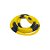 Cobra Redonda de Borracha Cor Amarelo e Preto - 1 Unidade - Rizzo Embalagens - Imagem 2