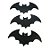 Enfeite MDF Para Pendurar Halloween - Morcego P - 03 unidades - Rizzo - Imagem 1