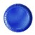 Prato para Doces de Papelão Laminado Azul Escuro P5 - 1 Unidade - Rizzo Embalagens - Imagem 1