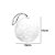 Bola Decorativa - Branca - 10cm - Cod.BD988 - 3 unidades - Rizzo Embalagens - Imagem 3