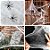 Decoração de Halloween Teia de Aranha - Branca - 01 unidade - Rizzo - Imagem 4