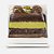 Embalagem Slice Para Fatia de Bolos ou Tortas Branca Listra Dourada  - 12x11x2,5cm - 5 unidades - Sulformas - Rizzo - Imagem 1