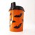 Copo Infantil Anti-Vazamento 240 mL - Morcego Halloween - Laranja e Preto - 1 unidade - Rizzo - Imagem 1