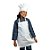 Uniforme Infantil Chapéu De Chef Unissex - Branco - 27x25Cm  - 1 unidade - Cromus Linha Profissional Allonsy - Rizzo - Imagem 1