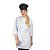 Uniforme Adulto Chapeu De Chef Unissex Pto 30x20Cm  - 1 unidades - Cromus Linha Profissional Allonsy - Rizzo - Imagem 2