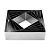 Molde/Cortador - Aço inox - Quadrado - 13.2x13.2x5 Cm - Fixo - 1 unidade - Cromus Linha Profissional Allonsy - Rizzo - Imagem 3
