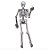 Decoração De Parede Esqueleto Halloween - 1,60 x 35cm - 1 unidade - Regina - Rizzo - Imagem 1