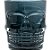 Kit Copo de Shot Caveira de Vidro Transparente Preto - 6 Unidades - Rizzo Embalagens - Imagem 1