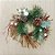 Mini Guirlanda c/ Pinha - 25 cm - 01 unidade - Cromus Natal - Rizzo - Imagem 2