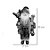 Noel com Esqui e Lanterna 40 cm - 01 unidade - Cromus Natal - Rizzo - Imagem 2