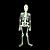 Esqueleto Neon - 8cm x 24,5cm - Halloween - Ref. 32 - 1 unidade - Rizzo - Imagem 1