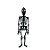 Esqueleto Preto - 8cm x 24,5cm - Halloween - Ref. 1282 - 1 unidade - Rizzo - Imagem 1