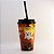 Copo Com Canudo - Halloween Fantasma - 700ml - 1 unidade - Rizzo - Imagem 1