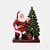 Enfeite de Resina - Noel Enfeitando Árvore de Natal c/ LED - 01 unidade - Cromus Natal - Rizzo - Imagem 1