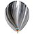 Balão de Festa Decorado - Black & White Superagate (Preto e Branco SuperAgate) - 11" - 25 Un - Qualatex - Rizzo - Imagem 1
