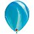 Balão de Festa Decorado - Blue Superagate (Azul SuperAgate) - 11" - 25 Un - Qualatex - Rizzo - Imagem 1