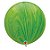 Balão Gigante Decorado 3ft (90 cm) - Green Superagate (Arco-íris Verde) - 2 Un - Qualatex - Rizzo - Imagem 1