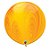 Balão Gigante Decorado 3ft (90 cm) - Yellow Orange Superagate (Arco-íris Amarelo e Laranja) - 2 Un - Qualatex - Rizzo - Imagem 1