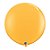 Balão Gigante de Festa em Látex 3ft (90 cm) - Goldenrod (Amarelo Ouro) - 2 Unidades - Qualatex - Rizzo - Imagem 1
