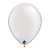 Balão de Festa Látex Liso Pearl (Perolado) - White (Branco) - Qualatex - Rizzo - Imagem 1