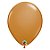 Balão de Festa Látex Liso Sólido - Mocha Brown (Marrom Mocha) - Qualatex - Rizzo - Imagem 1