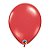 Balão de Festa Látex Liso Sólido - Ruby Red (Vermelho Rubi) - Qualatex - Rizzo - Imagem 1