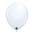 Balão de Festa Látex Liso Sólido - White (Branco) - Qualatex - Rizzo - Imagem 1