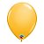 Balão de Festa Látex Liso Sólido - Goldenrod (Amarelo Ouro) - Qualatex - Rizzo - Imagem 1